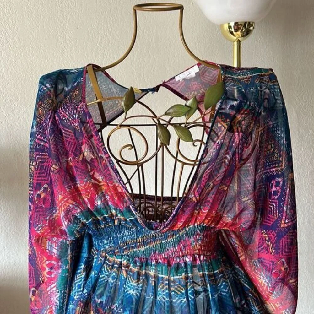 Jessica Simpson summer top cover up bikini size M